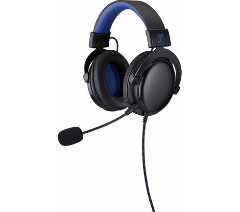 Casti Casti gaming GOJI GPS4HS19, Conectivitate Jack, Control volum, Compatibile cu PC/Mac/Xbox One/PS4, Albastru