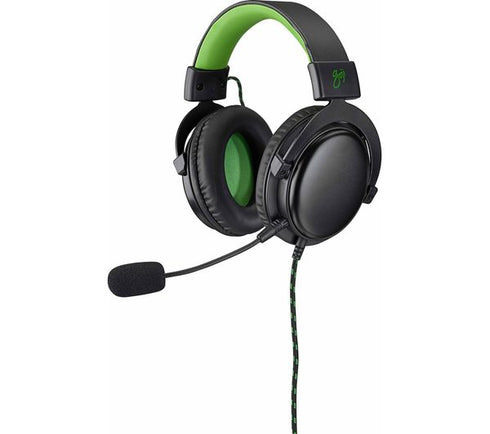 Casti Casti gaming GOJI GX1HS19, Conectivitate Jack, Control volum, Compatibile cu PC/Mac/Xbox One/PS4, Verde