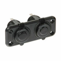 Priza auto incorporabila dubla montaj interior sau exterior 12/24V 20A Ext-2 - Lampa