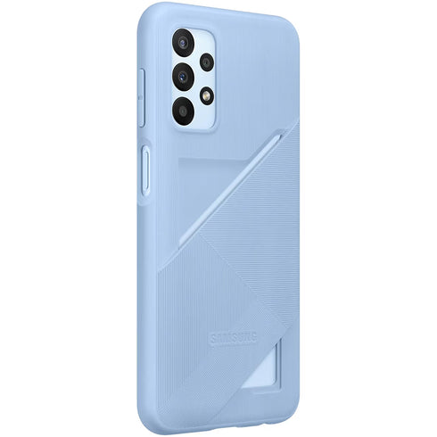 Husa de protectie Samsung Card Slot Cover pentru Samsung Galaxy A23 5G, Arctic Blue