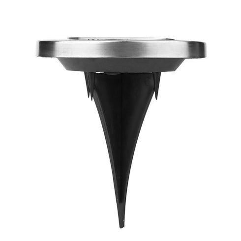 Set 3 lampi solare LED Solar Powered tip spot pentru gradina, 2 leduri, buton On/Off, Rezistente la Apa IP65,