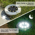 Set 3 lampi solare LED Solar Powered tip spot pentru gradina, 2 leduri, buton On/Off, Rezistente la Apa IP65,