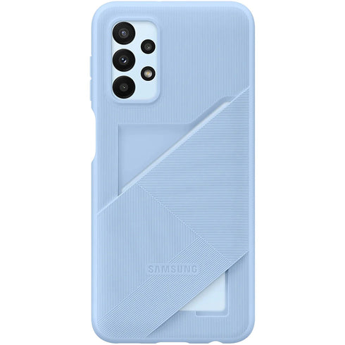 Husa de protectie Samsung Card Slot Cover pentru Samsung Galaxy A23 5G, Arctic Blue