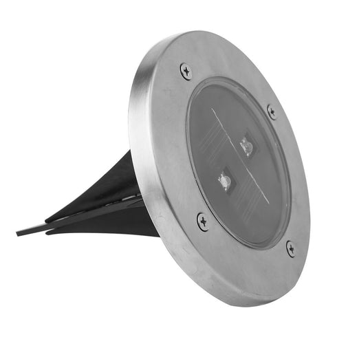 Set 3 lampi solare LED Solar Powered tip spot pentru gradina, 2 leduri, buton On/Off, Rezistente la Apa IP65,