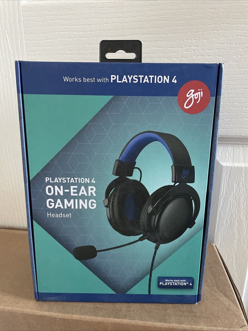 Casti Casti gaming GOJI GPS4HS19, Conectivitate Jack, Control volum, Compatibile cu PC/Mac/Xbox One/PS4, Albastru