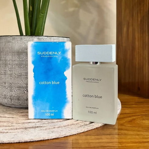 Apa de parfum Suddenly, Cotton Blue, Femei, 100 ml