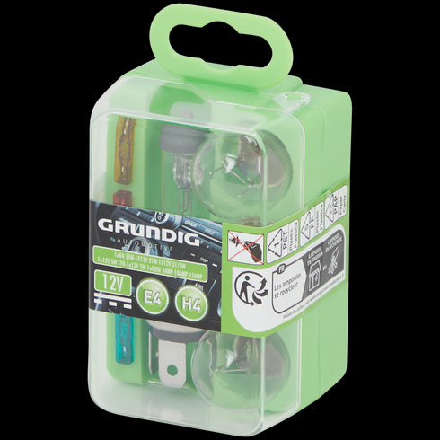 Kit becuri auto H4 Grundig, 8 bucati