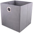 Cutie depozitare fibră sintetică, 31x31x31 cm, Gri