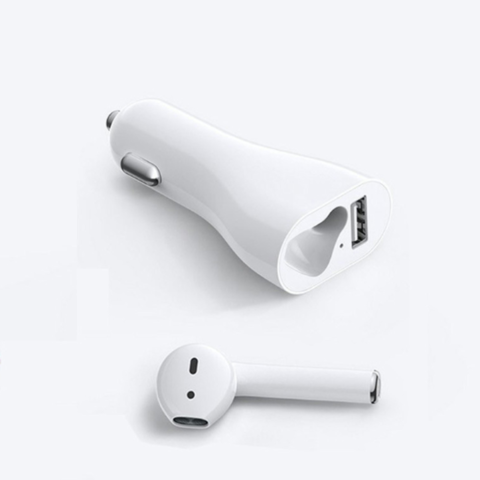 Incarcator auto cu casca bluetooth 2IN1