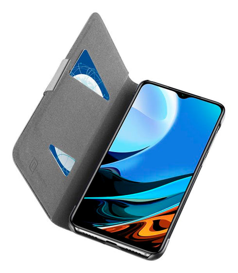 Husa Book Cellularline pentru Xiaomi Redmi 9T, Neagra