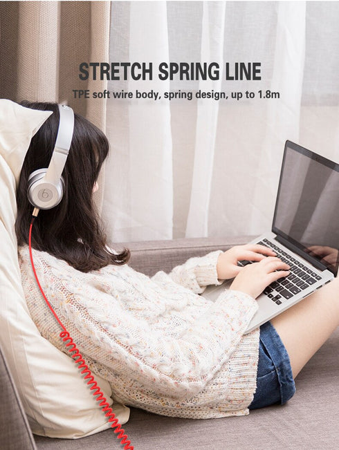 Cablu Audio AUX cu jack de 3.5 mm - EPLUS.uno