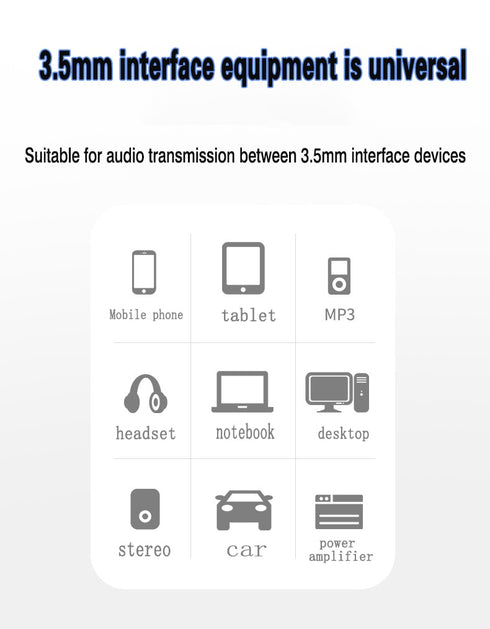 Cablu Audio AUX cu jack de 3.5 mm - EPLUS.uno