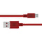 Cablu de date si incarcare PROMATE MicroUSB, Rosu - EPLUS.uno