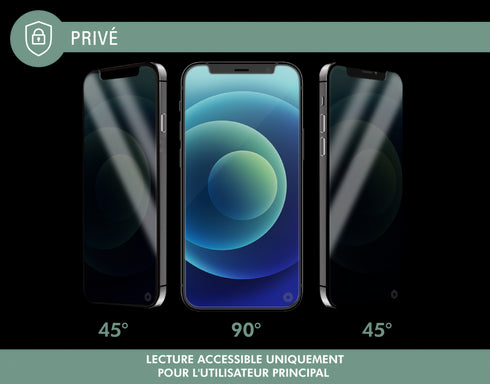 Folie Sticla Privacy Force Glass pentru iPhone 12 mini