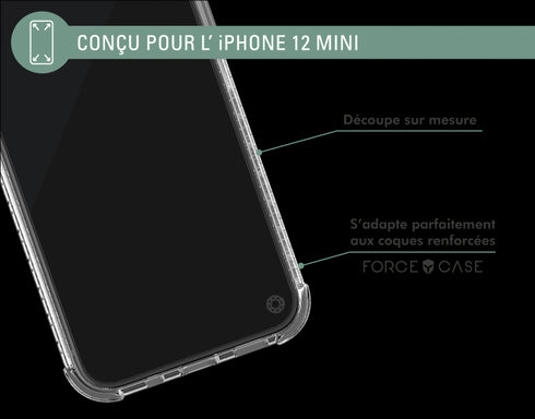 Folie Sticla Privacy Force Glass pentru iPhone 12 mini