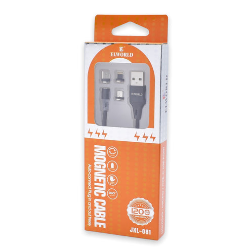 Cablu incarcare magnetic 3IN1 Elworld JXL-081