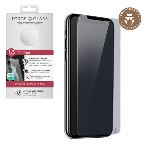 Folie Sticla Privacy Force Glass pentru iPhone Xs Max/iPhone 11 Pro Max