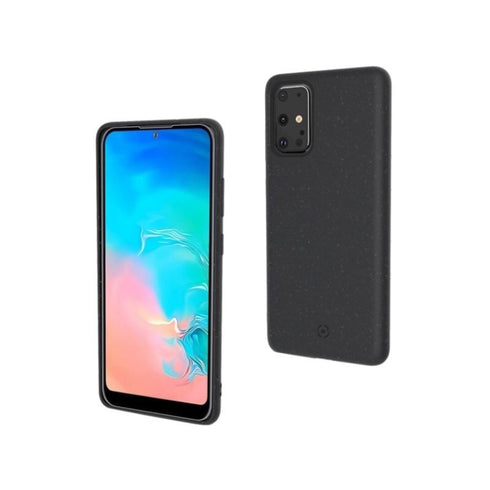 Husa Celly biodegradabila pentru Samsung Galaxy S20 Ultra, Negru