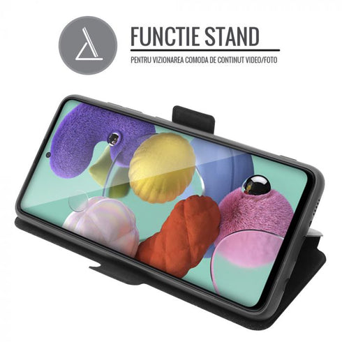 Husa Oppo A15 Lemontti Book Elegant Negru