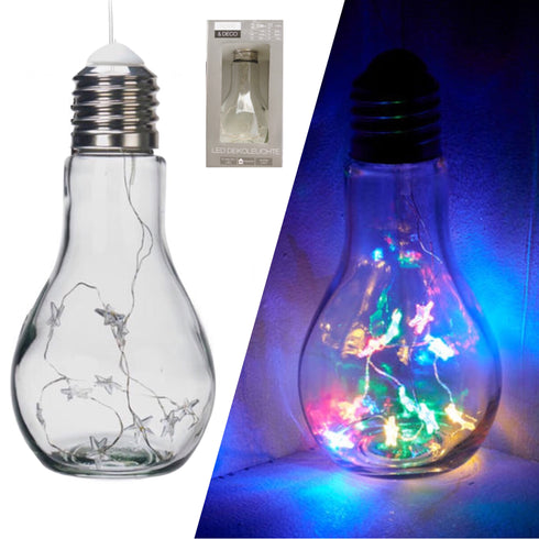 Bec Decorativ cu Leduri în Interior și Cârlig de Agățare - Stele - EPLUS.uno