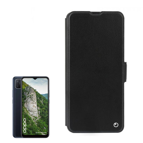 Husa Oppo A15 Lemontti Book Elegant Negru
