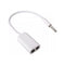 Splitter adaptor audio stereo, jack 3.5 mm, 1-2, Alb