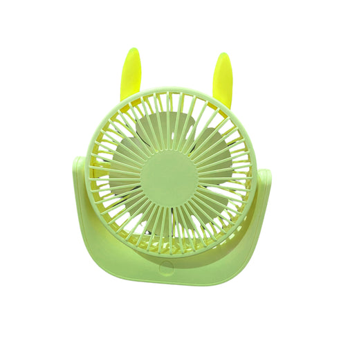 Mini ventilator de birou cu alimentare usb si baterie reincarcabila, Rotatie 30º