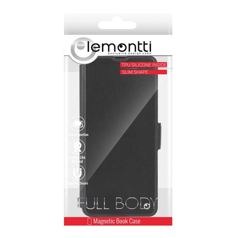 Husa de protectie Lemontti Book Elegant pentru Oppo Reno4 Pro 5G, Negru