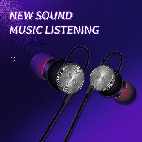 Casti JIAYU EARPODS JY-371 cu jack 3,5mm, Rosu