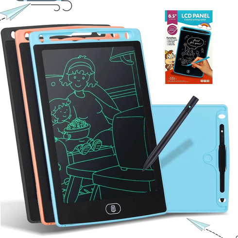 Tableta grafica pentru scris si desenat cu stylus, Ultra subțire, Display LCD 6.5 inch