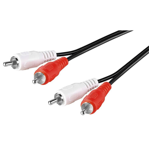 Cablu audio 2x RCA tata - 2x RCA tata 1.5m