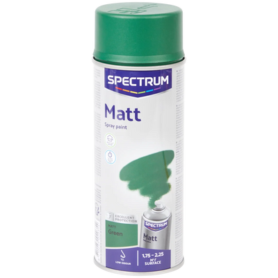 Vopsea Spray Verde Mat Spectrum - Acoperire Perfectă și Durabilitate