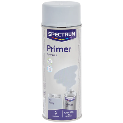 Grund Spray Acrilic Spectrum Gri Mat - Acoperire Excepțională 400ml