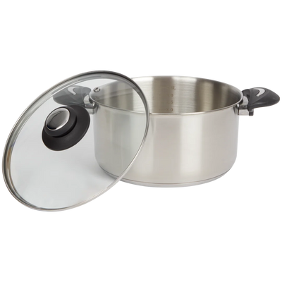 Oală Sola Premium cu Capac de Sticlă - Excelență în Bucătărie