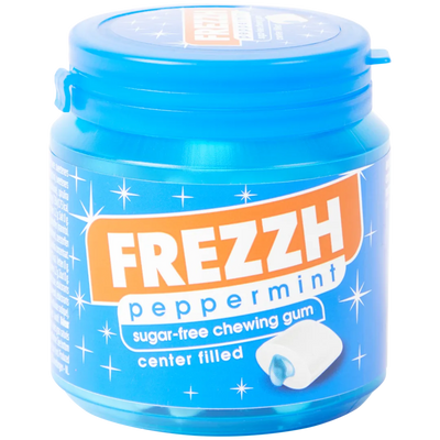 Gumă de mestecat Frezzh Peppermint - Prospețime Intensă și Fără Zahăr