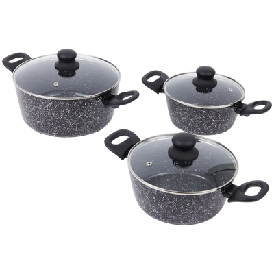 Set de 3 Tigăi Anti-aderente 