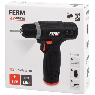 Bormașină Fără Fir FERM 12V - Putere și Precizie pentru Proiectele Tale!