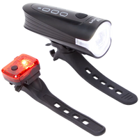 Set de Lumini LED Reîncărcabile pentru Biciclete - Vizibilitate Maximă pe Orice Drum