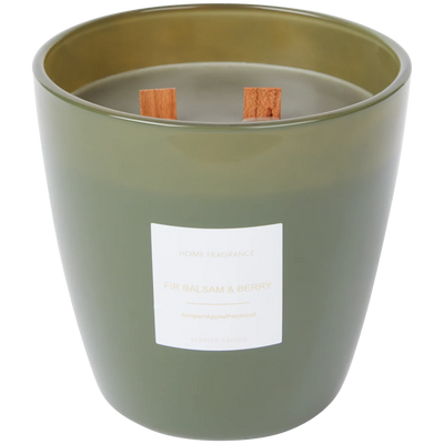 Lumânare Parfumată Premium - Sunet Relaxant de Lemn Trosnitor - 42h Ardere