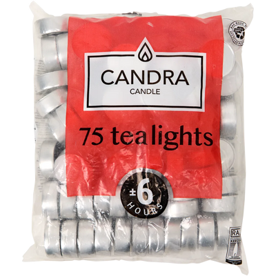 Lumânări Tip Pastilă Candra Albe - Set Economic pentru Atmosferă Plăcută