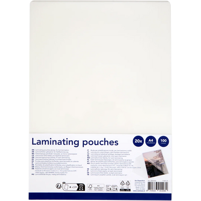 Folii de Laminare A4 Lucioase - 100 Micron (Pachet 100 buc)