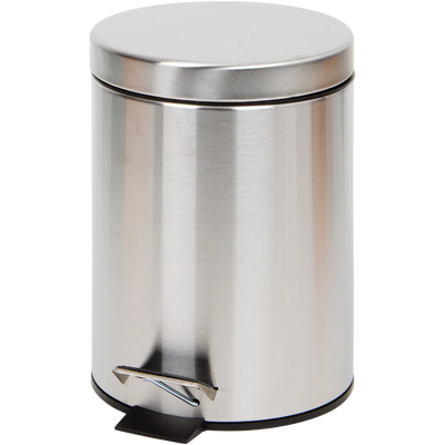 Coș de Gunoi Elegant din Inox cu Pedală - Ideal pentru Bucătărie și Baie