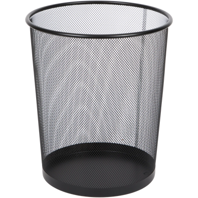 Coș de gunoi din plasă metalică durabilă - 30x35cm - Diverse culori disponibile