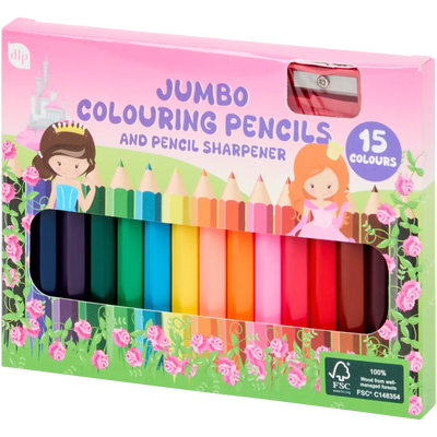 Set Creioane Colorate Jumbo - Ideale pentru Micii Artiști