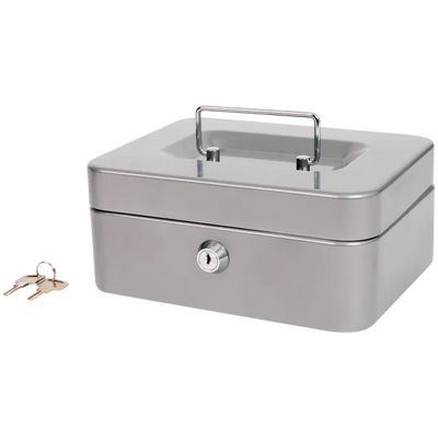 Pusculita sigură - Cutie de bani durabilă și portabilă cu încuietoare și mâner