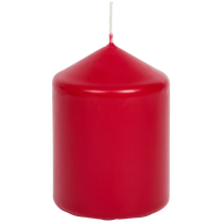 Lumânare Groasă Roșie - Calitate Superioară pentru Atmosfera Perfectă