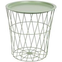 Măsuță de cafea elegantă 2 în 1 cu coș de depozitare din sârmă – Stil și funcționalitate pentru casa ta