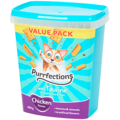 Gustări Premium Purrfections pentru Pisici - Sănătate și Delicii în Fiecare Mușcătură!