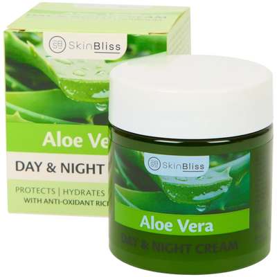 Cremă de Zi și Noapte Skin Bliss cu Aloe Vera - Hidratare și Reîntinerire Profundă