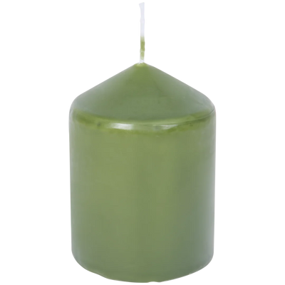 Lumânare Groasă Premium - Flacără Durabilă și Culori Vibrante (7 x 9,5 cm)